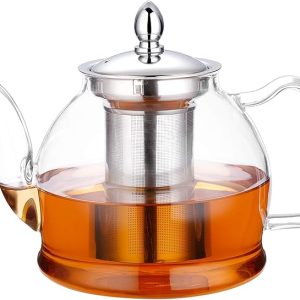 1000ml Glass Teapot with Removable Infuser